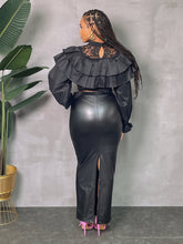 Load image into Gallery viewer, Maxi Leather Look Skirt
