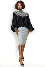 Load image into Gallery viewer, Royalty Collar Top
