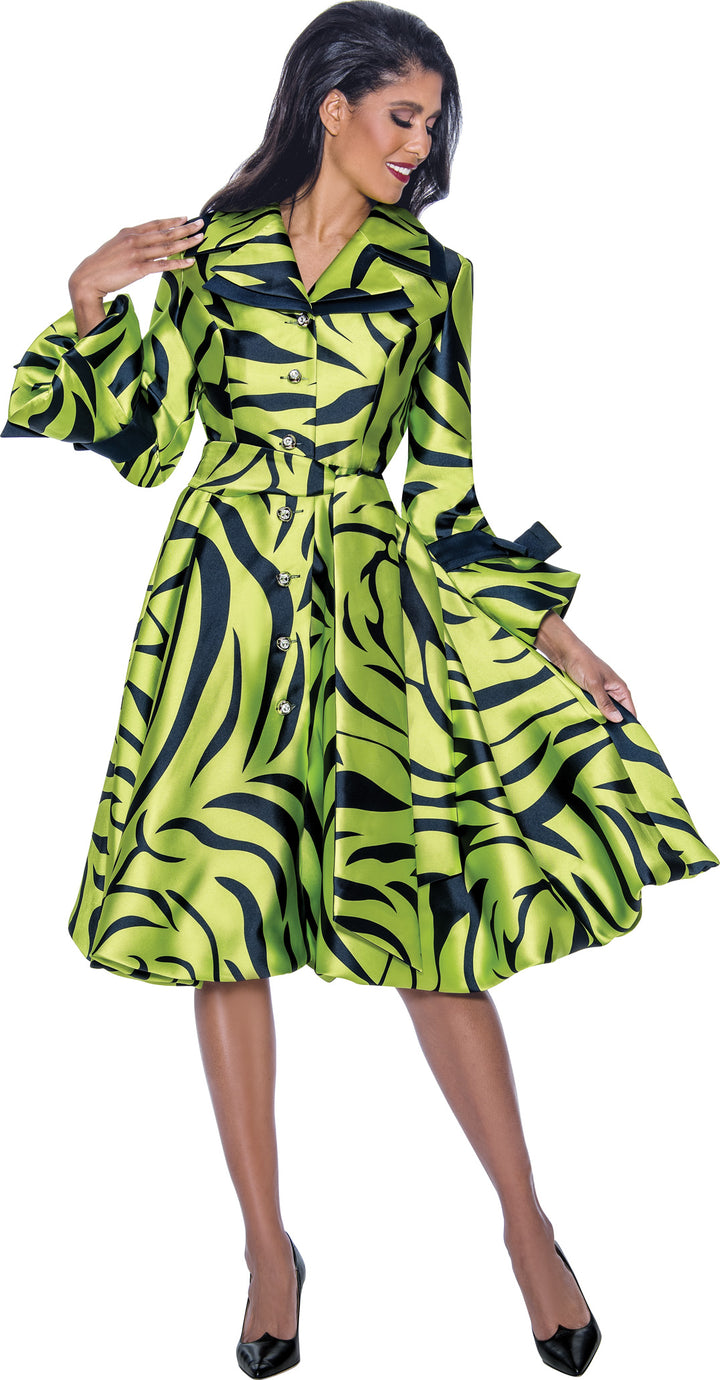 Zebra Coat Dress