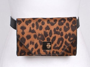 Leopard convertible wallet