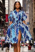 Load image into Gallery viewer, Chain Link Coat Dress
