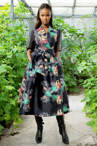 Garden Wrap Dress