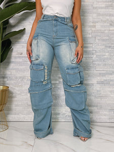 Denim Cargo Ready jeans