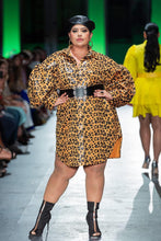 Load image into Gallery viewer, Leopard Leather Dress
